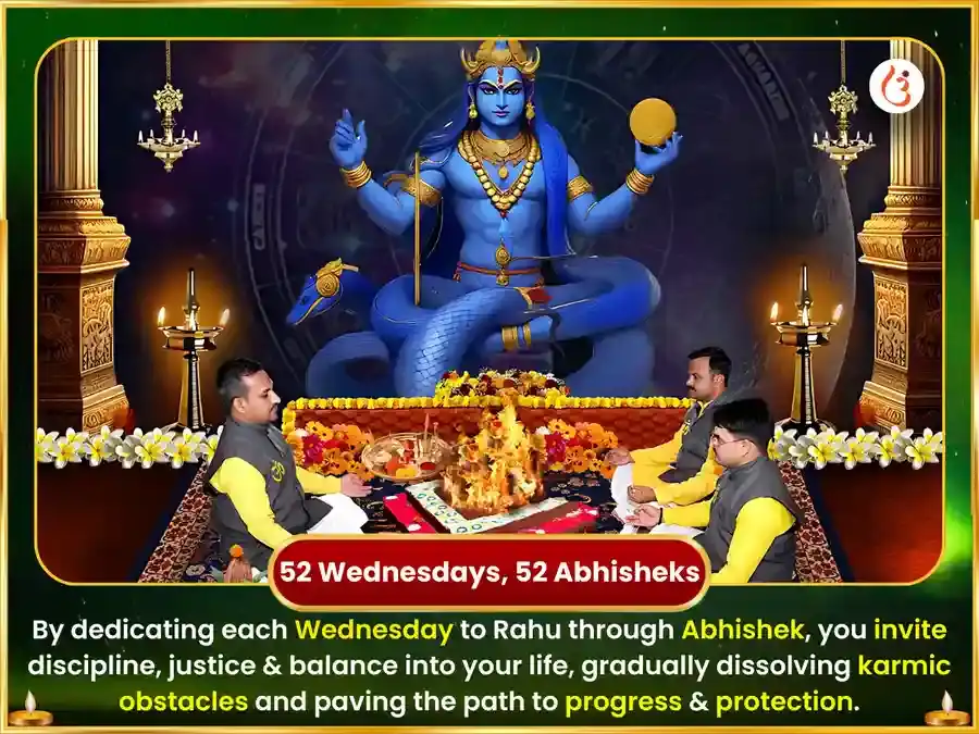 Saturday Weekly Rahu Shanti Til & Neel Pushpa Arpan Seva puja gallery 2