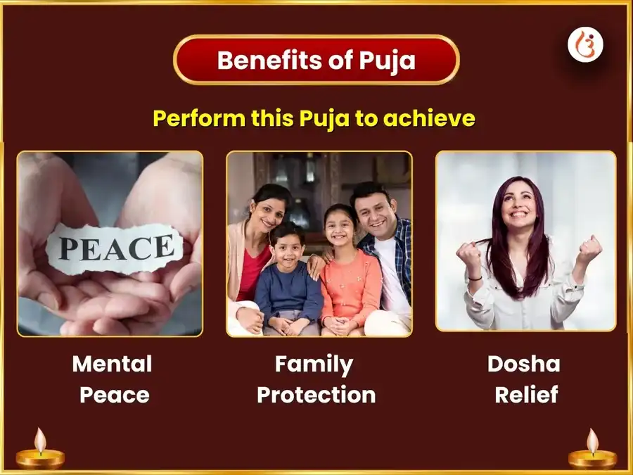 Shwet Pushpa Sahit Sarva Badha Mukti Ugra Graha Shanti Mahaanushthan  puja gallery 1