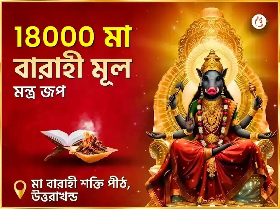১৮০০০ মা বারাহী মূল মন্ত্র জাপ এবং হবন অনুষ্ঠান puja image 1