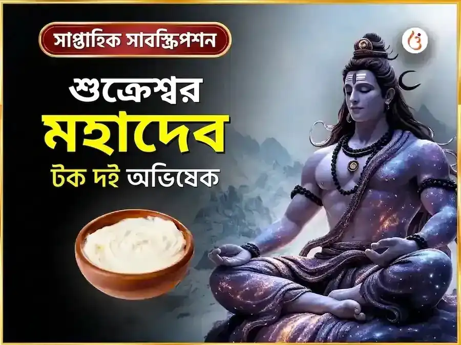 শুক্রবার বিশেষ শুক্রেশ্বর মহাদেব সাপ্তাহিক খাট্টা দহি অভিষেক puja image 1