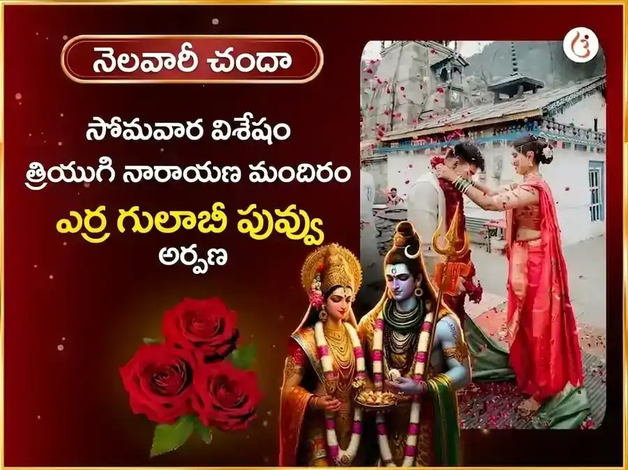 త్రియుగినారాయణ్ సాప్తాహిక (వారపు) గులాబ్ దాన్ సేవ puja image 1