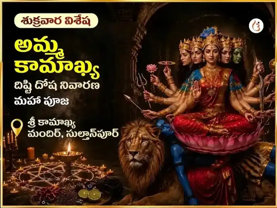 మా కామాఖ్య నజర్ దోష నివారణ తంత్ర సిద్ధి మహా పూజ puja image 1