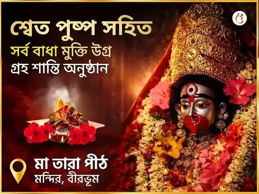 শ্বেত পুষ্প সহিত সর্ব বাধা মুক্তি উগ্র গ্রহ শান্তি মহানুষ্ঠান puja image 1