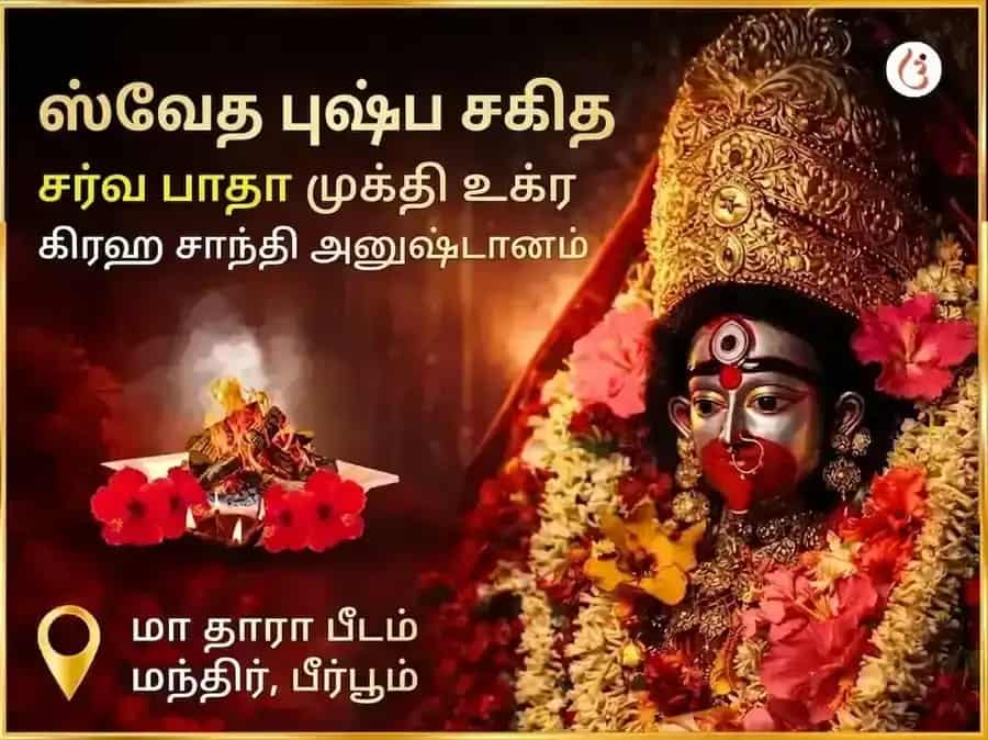 ஸ்வேத புஷ்ப சஹித சர்வ பாத முக்தி உக்ர கிரக சாந்தி மஹா அனுஷ்டான் puja image 1