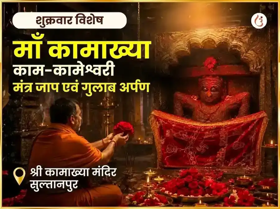माँ कामाख्या काम-कामेश्वरी मंत्र जाप और गुलाब अर्पण puja image 1