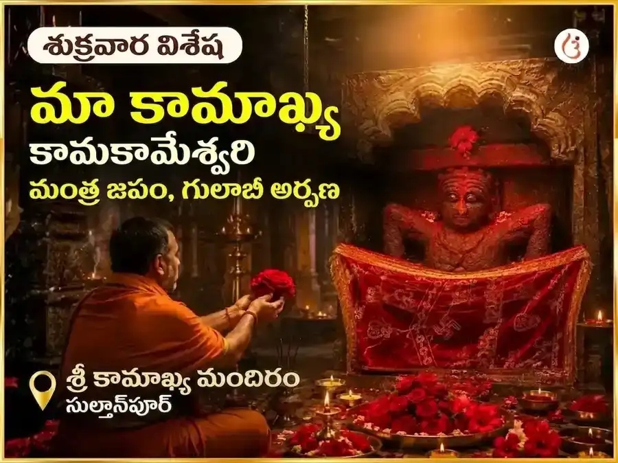 మా కామాఖ్య కామ-కామేశ్వరి మంత్ర జాప్ & గులాబ్ అర్పణ్ puja image 1