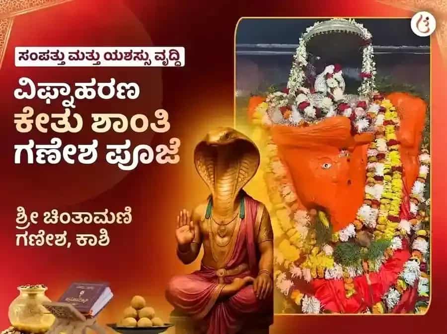 ಚಿಂತಾಮಣಿ ಗಣೇಶ ವಿಘ್ನಹರನ್ ಕೇತು ಶಾಂತಿ ಮಹಾ ಪೂಜೆ puja image 1